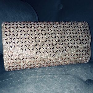 Champagne Sequence Clutch Purse